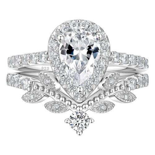 Ehering set für frauen - ehering, 14k