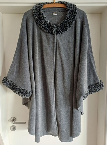 Poncho mit webpelz polar - poncho,