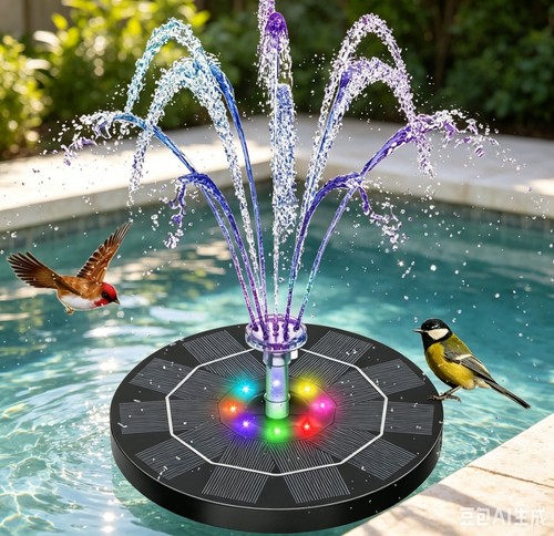 Led solar springbrunnen - solar, für