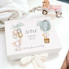 Personalisierte Babybox blauer