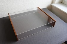 Plattenspieler Haube Typ AH 6 - 60er/70er-Jahre, mit Holzleisten - Vintage!
