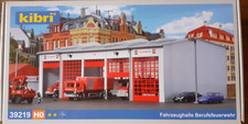 Kibri 9219 / 39219 Fahrzeughalle Berufsfeuerwehr Bausatz HO NEU/OVP