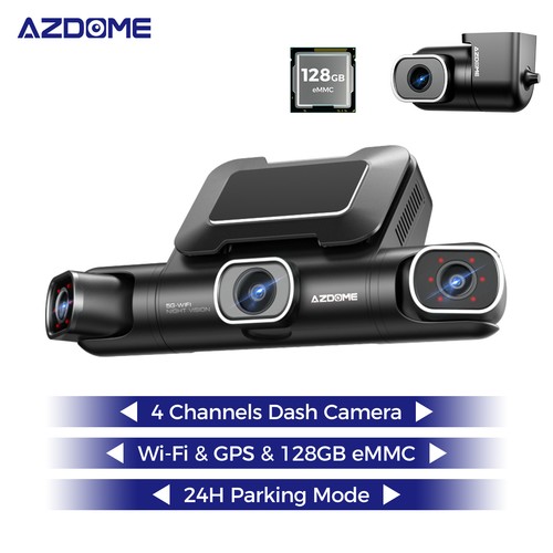 Azdome 360 4 - 4k, 4-kanal
