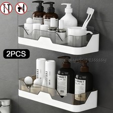 2x Duschregal ohne Bohren Duschablage Badregal Küchenregal Organizer Badezimmer