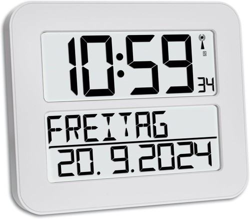 Tfa dostmann funkuhr digital - tfa,