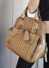 CHLOÉ BAY BAG braun LEDER