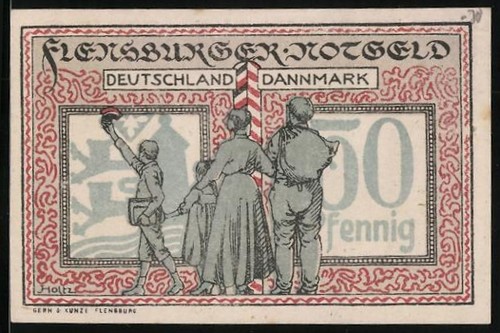 Notgeld flensburg 1920 50 - flensburg,
