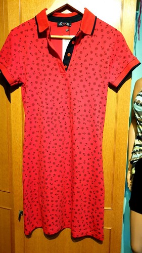 Polo kleid rot - m,, m
