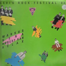 Nena, Markus, Hubert Kah, Relax Levis Rock-Festival 83 GREEN VINYL Vinyl LP