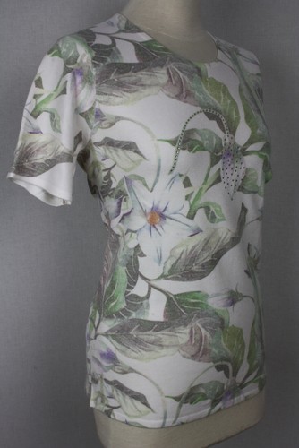Damen pullover oberteil blumen - oberteil,
