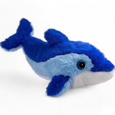 Carl Dick Delfin blau mit Glitzer-Augen, Plüschtier, Kuscheltier ca. 29cm 3582