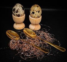 Wachteleier Becher Set