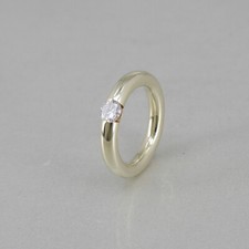 Massiver ring solitär - solitär, 585/14k