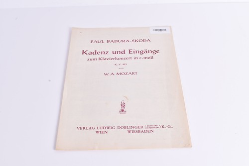 Notenbuch mozart kadenz - notenbuch,