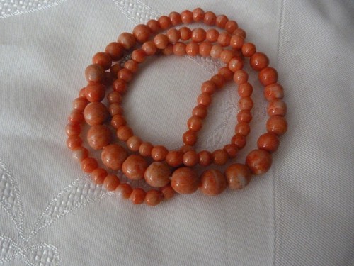 Korallenkette perlen collier - korallenkette,