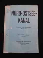 Nord-Ostsee-kanal. Schleusen- und Hafenanlgen Brunsbüttel. Elbhafen Brunsbüttel.