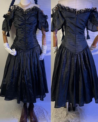 Women vintage dress black - women,