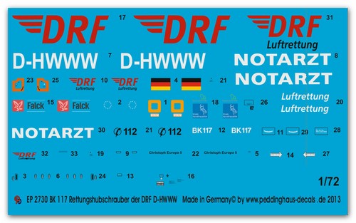Peddinghaus decals 2730 - 1/72,