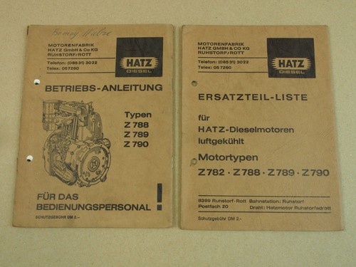 Hatz z788 z789 z790 - z788, motor