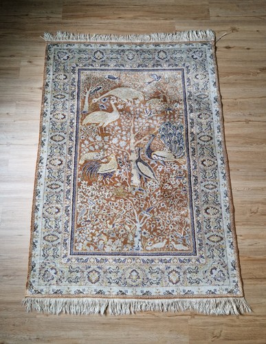 Vintage seidenteppich - vintage,