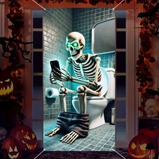 Halloween totenkopf türbanner - totenkopf,