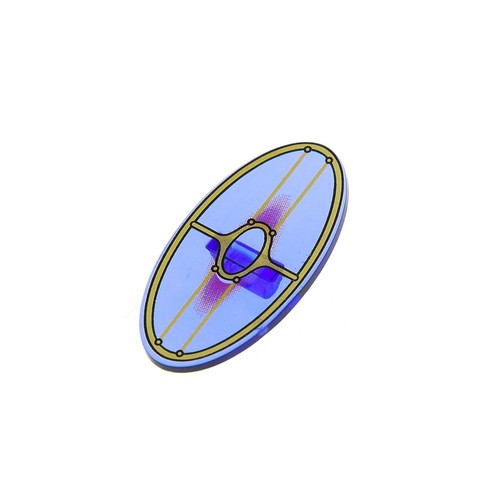 Lego figuren schild oval - 1x,