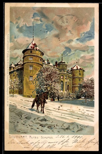 Künstler otto strützel - künstler-ak,