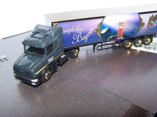 Herpa scania124 400 hauber - scania124/400,