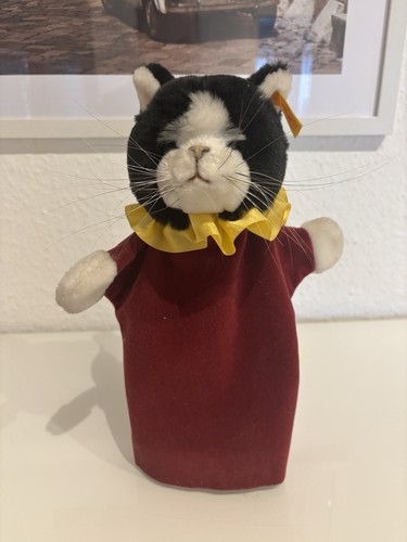 Steiff handpuppe katze - steiff,