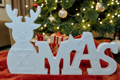 Mas schriftzug aufsteller - x-mas,