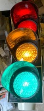 Led verkehrsampel mit rot - mit, rot,gelb