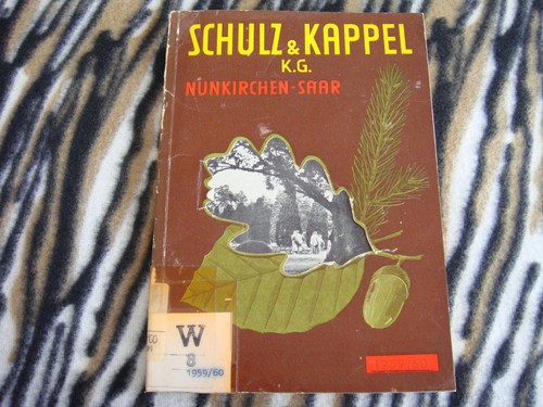 Schulz kappel 1959 - schulz, &