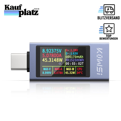 Usb tester messgerät - usb, c