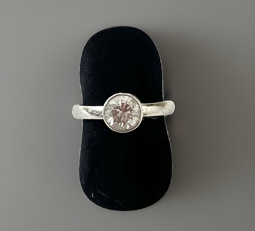 925 silberring fianit - 925/-, silberring,