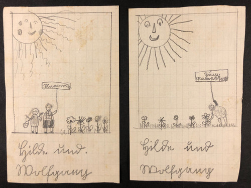 Handgezeichnete - ak,