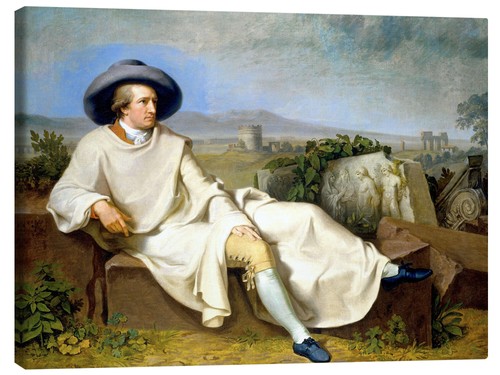 Leinwandbild goethe der - goethe,