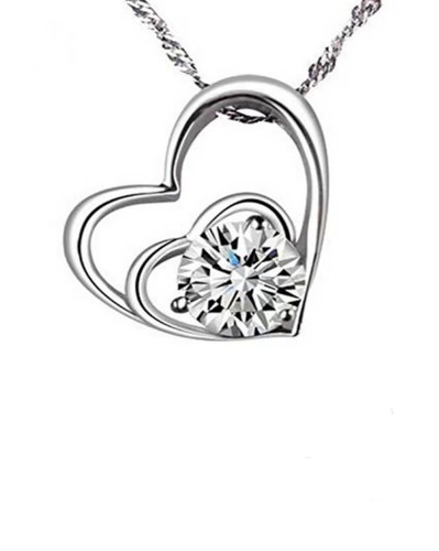 Damen halskette herz 925 - herz,