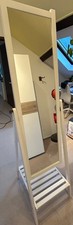 Weißer standspiegel von ikea - standspiegel,