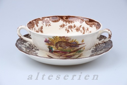 Suppentasse mit untere palissy - suppentasse,