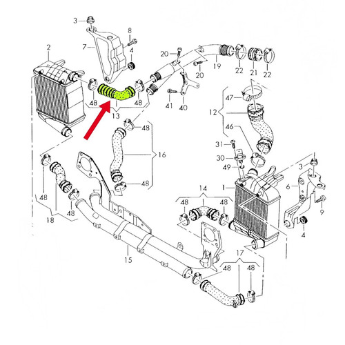 Druckschlauch für audi - für,