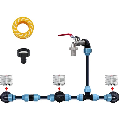 Ibc verbindungsset gartentank - verbindungsset,