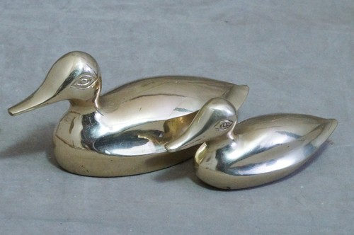 Enten figuren messing 1x - figuren,