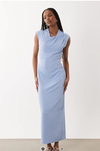 Asos kleid abendkleid blau - abendkleid, gr