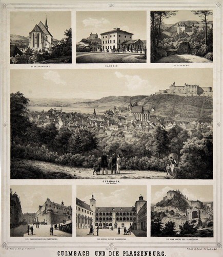 Kulmbach original lithografie - original,
