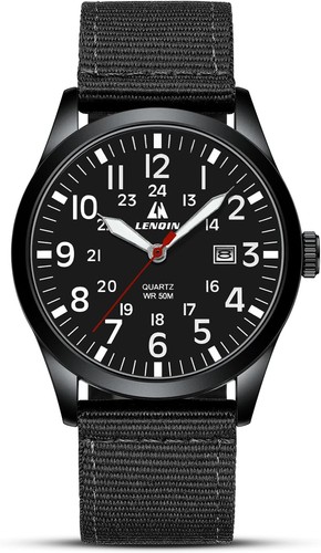Herren uhr militär analog - militär,