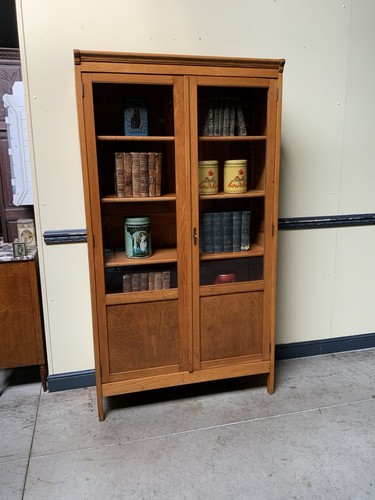 Antik bücherschrank - -,