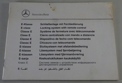 Betriebsanleitung mercedes - betriebsanleitung,