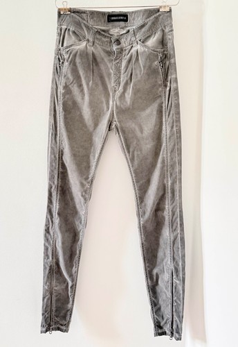 Cropped samt stoffhose - stoffhose, drykorn