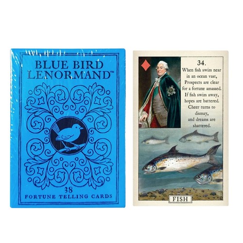Blauer vogel lenormand - vogel,