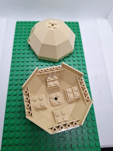 Lego cockpit kuppel - kuppel, beige